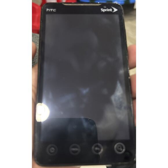HTC EVO 4G / PC36100 - Black ( Sprint ) Android Smartphone - Picture 1 of 2